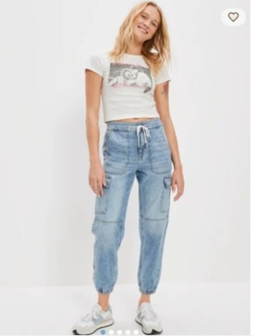 American Eagle Cargo Jogger Pants Size 2